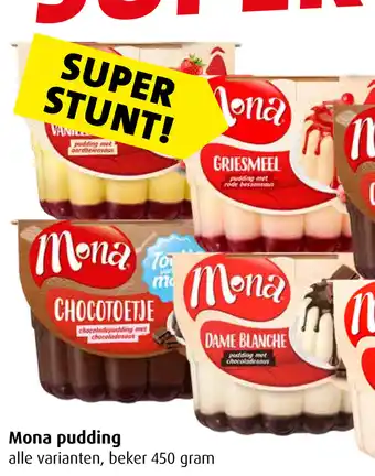 Boni Mona pudding aanbieding