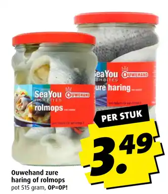 Boni Ouwehand zure haring of rolmops aanbieding