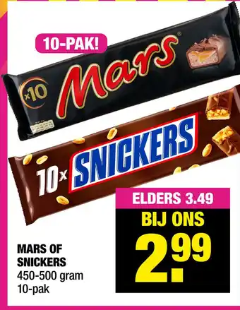 Big Bazar Mars Of Snickers aanbieding