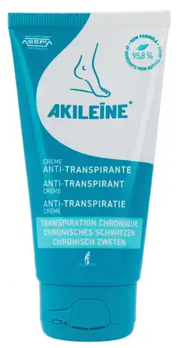 De Online Drogist Akileine Crème Anti-Transpiratie aanbieding