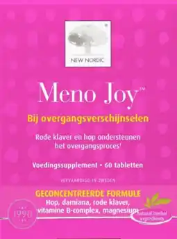 De Online Drogist New Nordic Meno Joy Tabletten aanbieding