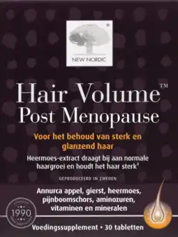 De Online Drogist New Nordic Hair Volume Post Menopause Tabletten aanbieding