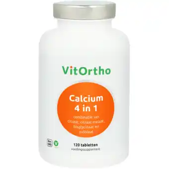 De Online Drogist VitOrtho Calcium 4 in 1 Tabletten aanbieding