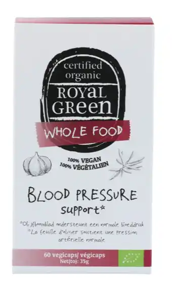 De Online Drogist Royal Green Blood Pressure Support Biologische Capsules aanbieding