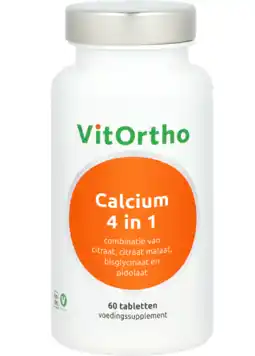 De Online Drogist VitOrtho Calcium 4 in 1 Tabletten aanbieding