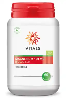 De Online Drogist Vitals Magnesium 100mg Capsules aanbieding