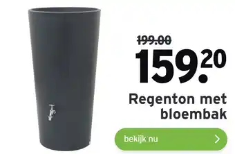 GAMMA Regenton met bloembak aanbieding