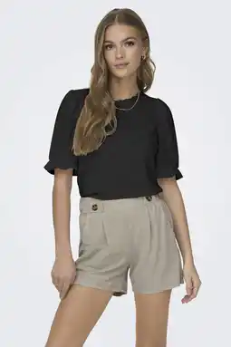 Wehkamp ONLY top ONLNEW SMILLA zwart aanbieding