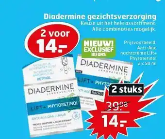 Trekpleister Diadermine Gezichtsverzorging 50ml aanbieding