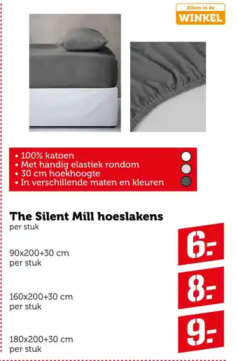 Coop The Silent Mill hoeslakens aanbieding