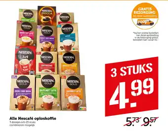 Coop Alle Nescafé oploskoffie aanbieding