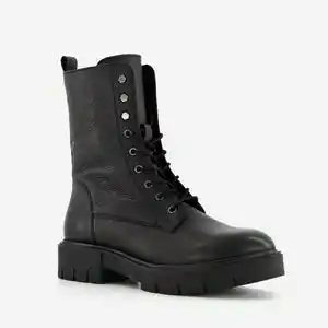 Scapino TwoDay leren dames veterboots aanbieding