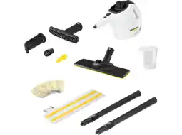 MediaMarkt Karcher Sc 1 Easyfix Stoomreiniger Wit aanbieding