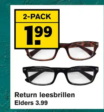 Hoogvliet Return leesbrillen aanbieding