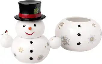 Amazon Villeroy & Boch Christmas Toys Memory sneeuwpop doosje 8 x 8 x 15 cm aanbieding