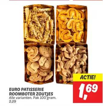 Dekamarkt Euro patisserie roomboter zoutjes aanbieding