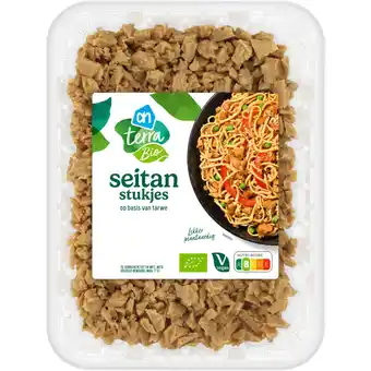 Albert Heijn AH Terra Biologische seitan stukjes aanbieding