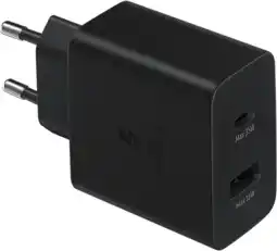 MediaMarkt Samsung Power Adapter Duo 35 W Zwart aanbieding