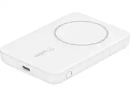 MediaMarkt Belkin Magnetische Draadloze Powerbank 2500 Mah Wit aanbieding