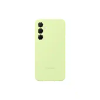 MediaMarkt Samsung Silicone Case Telefoonhoesje Voor Samsung Galaxy A35 Groen aanbieding