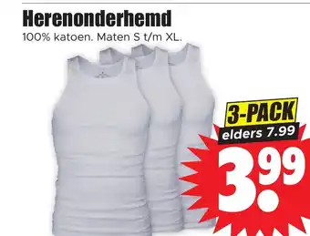 Dirk Herenonderhemd aanbieding