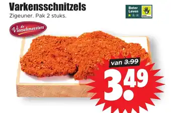 Dirk Varkensschnitzels aanbieding