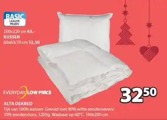 Jysk Everyday low price Alta dekbed 140x200cm aanbieding