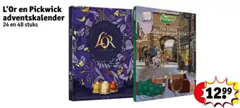 Kruidvat L'Or en Pickwick adventskalender aanbieding