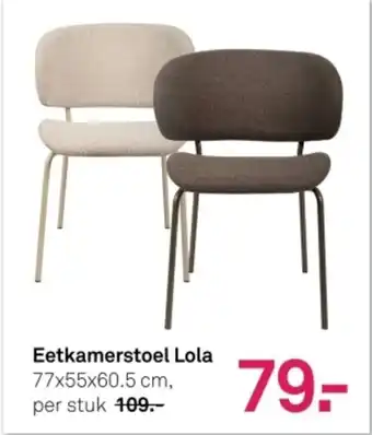 Karwei Eetkamerstoel Lola aanbieding