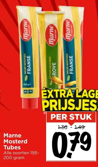 Vomar Voordeelmarkt Marne Mosterd Tubes aanbieding