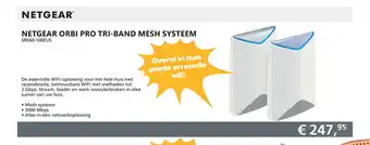 Informatique Netgear Orbi Pro Tri-Band Mesh Systeem aanbieding