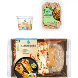 Albert Heijn AH Vega Gesneden TexMex Burrito Verspakket aanbieding