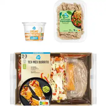 Albert Heijn AH Vega Gesneden TexMex Burrito Verspakket aanbieding