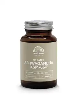 De Online Drogist Mattisson Biologische Ashwagandha Ksm -66 aanbieding