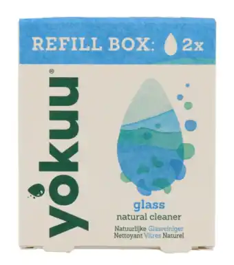 De Online Drogist Yokuu Glasreiniger Refill Box aanbieding