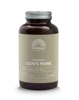 De Online Drogist Mattisson HealthStyle Lion's Mane 500mg Capsules aanbieding