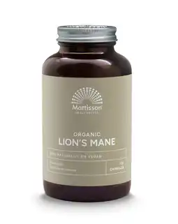 De Online Drogist Mattisson HealthStyle Lion's Mane 500mg Capsules aanbieding
