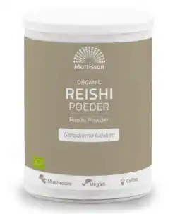 De Online Drogist Mattisson HealthStyle Organic Reishi Poeder aanbieding
