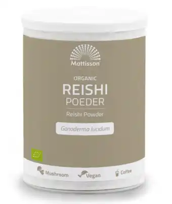 De Online Drogist Mattisson HealthStyle Organic Reishi Poeder aanbieding