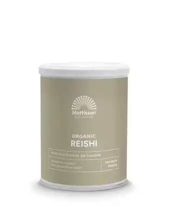De Online Drogist Mattisson HealthStyle Organic Reishi Poeder aanbieding