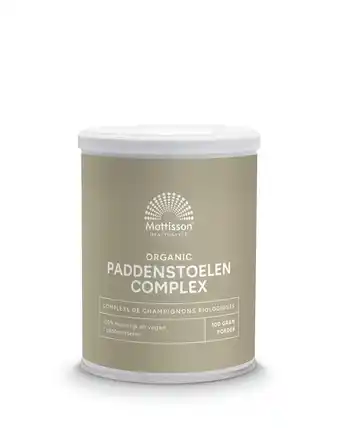 De Online Drogist Mattisson HealthStyle Paddenstoelen Complex Poeder aanbieding