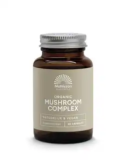 De Online Drogist Mattisson HealthStyle Organic Mushroom Complex aanbieding