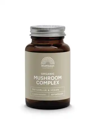 De Online Drogist Mattisson HealthStyle Organic Mushroom Complex aanbieding