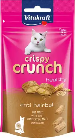 Intratuin Vitakraft kattensnack Crispy Crunch mout 60 g aanbieding