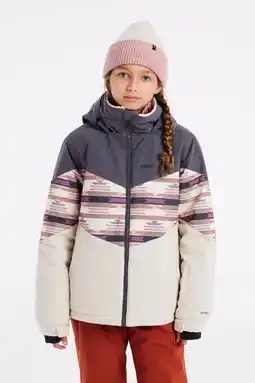Wehkamp Protest ski-jack PRTSWAN JR offwhite/grijs/roze aanbieding