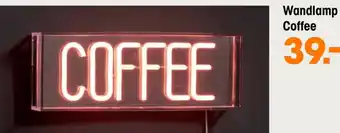 Kwantum Wandlamp Coffee aanbieding