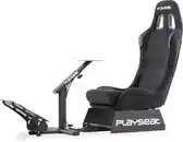 Bol.com Playseat Evolution Racestoel - Verstelbare Race Cockpit - Inklapbaar - Alcantara - Zwart aanbieding