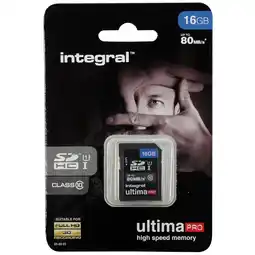 Bol.com Integral UltimaPro 16GB - SDHC Geheugenkaart aanbieding