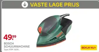 Praxis BOSCH SCHUURMACHINE aanbieding