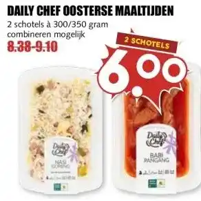 MCD Supermarkt DAILY CHEF OOSTERSE MAALTIJDEN aanbieding